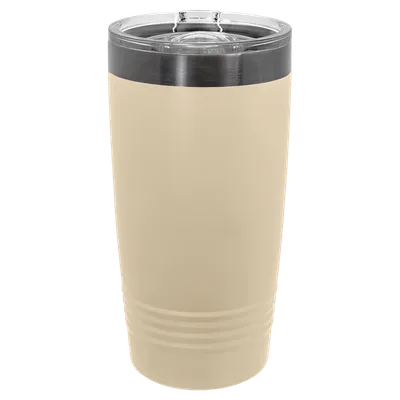 20 oz Tumbler, Warm Sand, unengraved