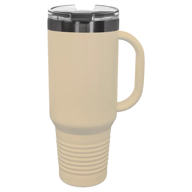 LTM7432, 40 oz Travel mug with handle, unengraved