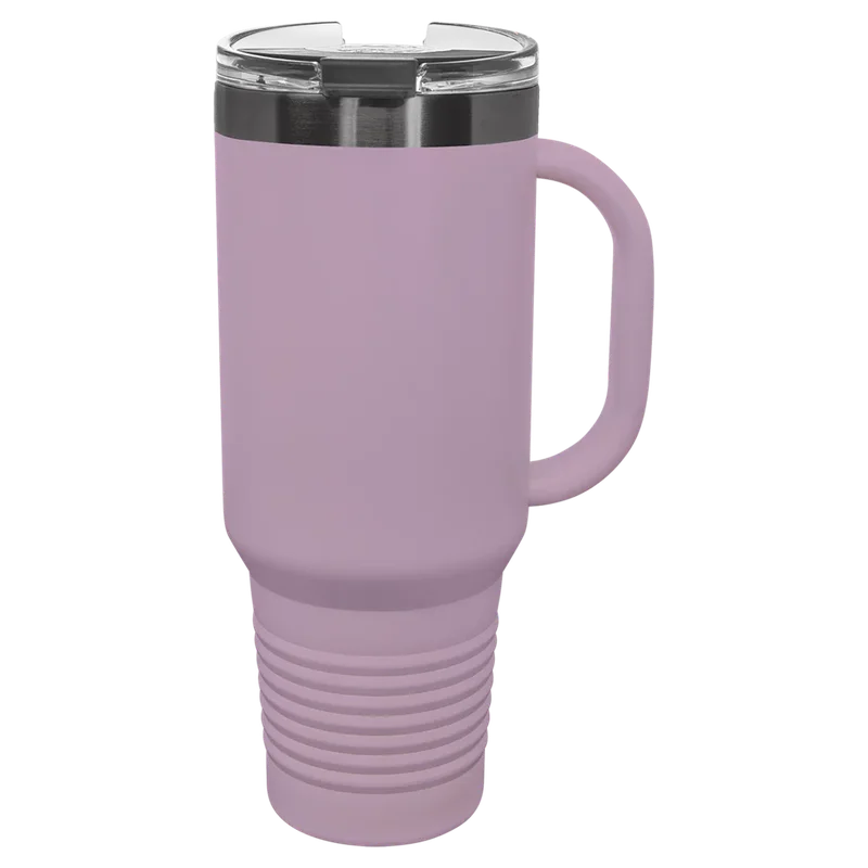 LTM7433, 40 oz Travel mug with handle, unengraved