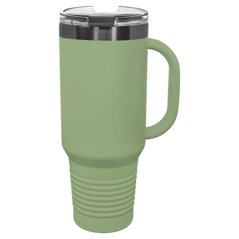 LTM7434, 40 oz Travel mug with handle, unengraved