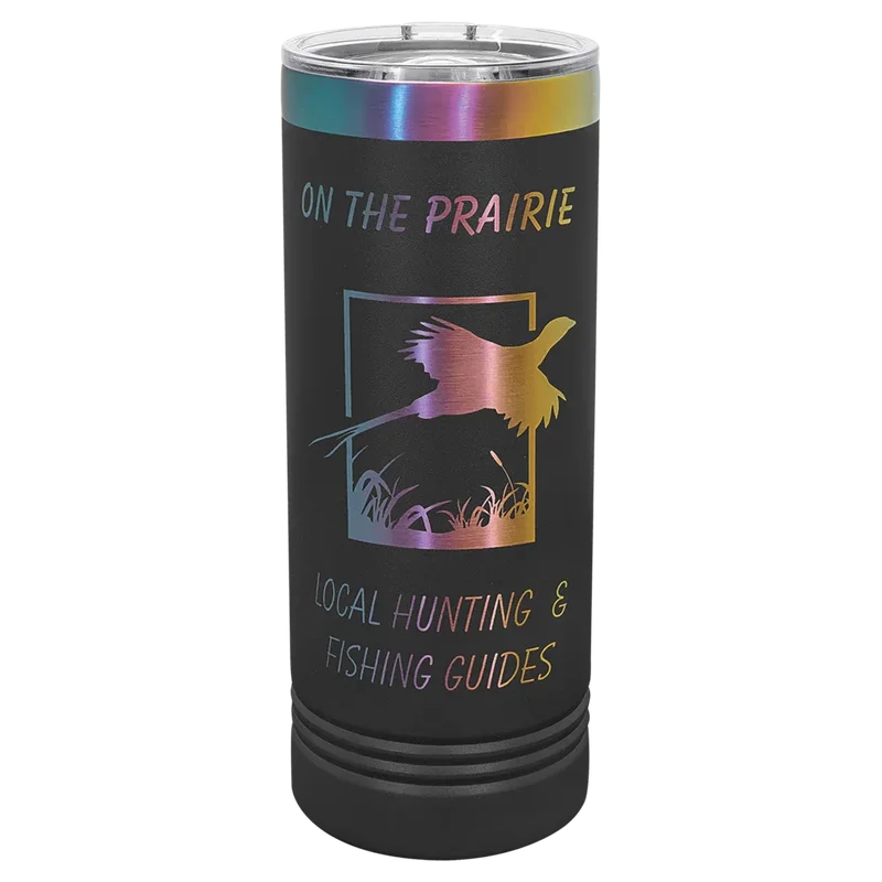 LTM7065, 22 oz Skinny tumbler, engraved example