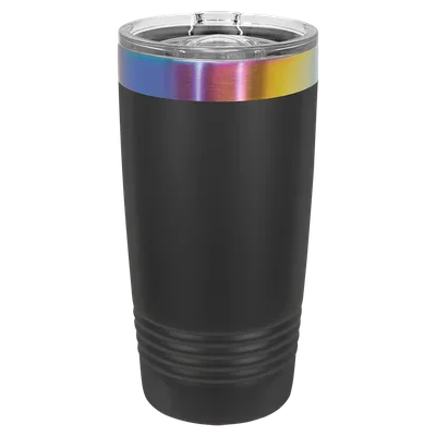 20 oz Tumbler, Black, unengraved