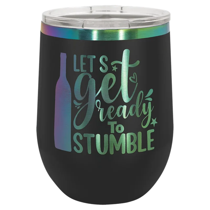 LTM890, 12 oz Stemless wine tumbler, engraved example