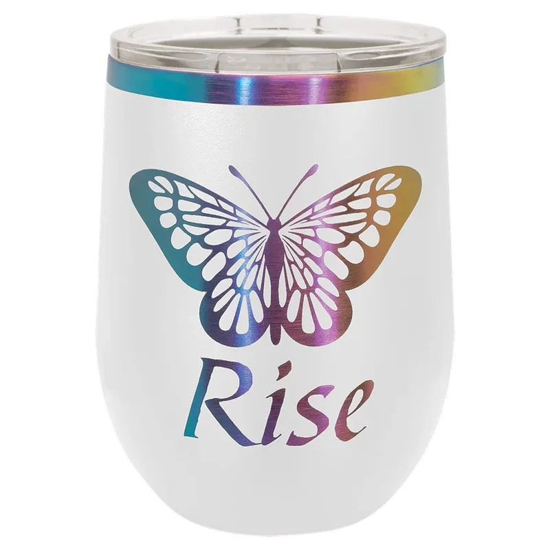 LTM891, 12 oz Stemless wine tumbler, engraved example
