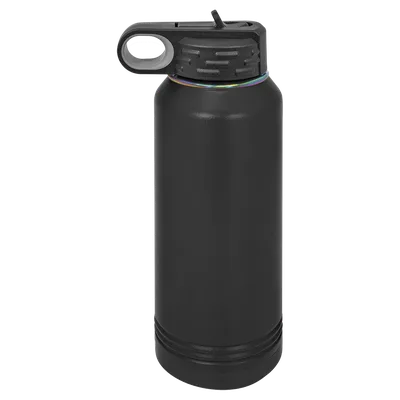 32 oz Water bottle, Black, unengraved