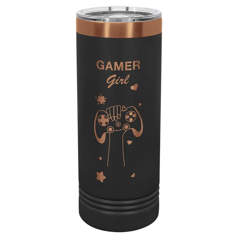 LTM7050, 22 oz Skinny tumbler, engraved example