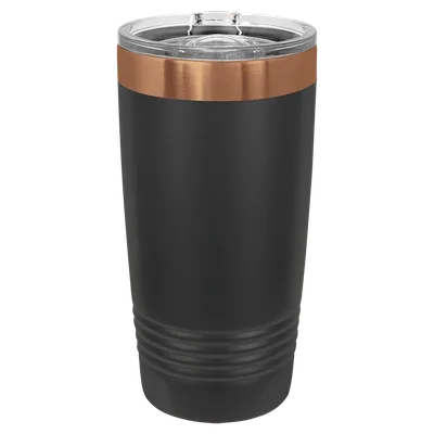 20 oz Tumbler, Black, unengraved