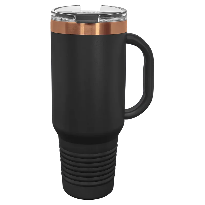 LTM7470, 40 oz Travel mug with handle, unengraved