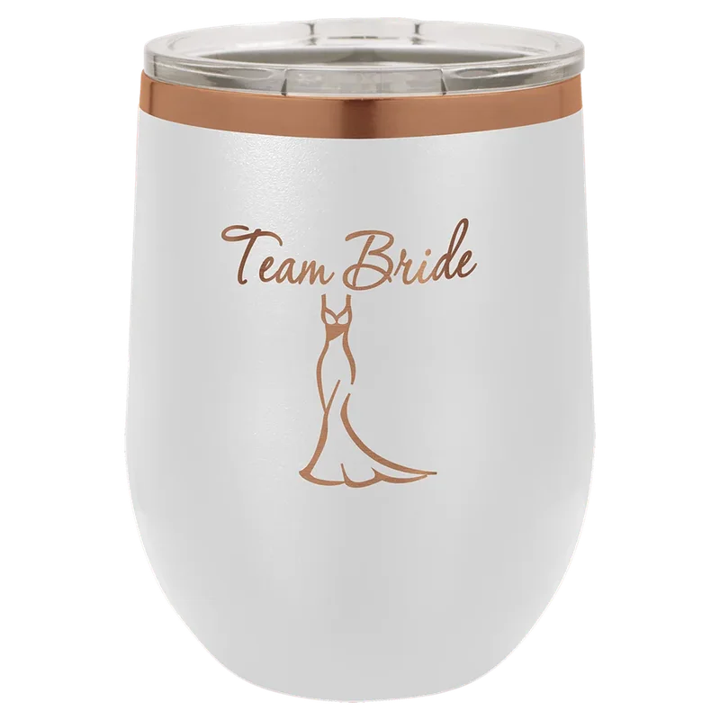 LTM881, 12 oz Stemless wine tumbler, engraved example