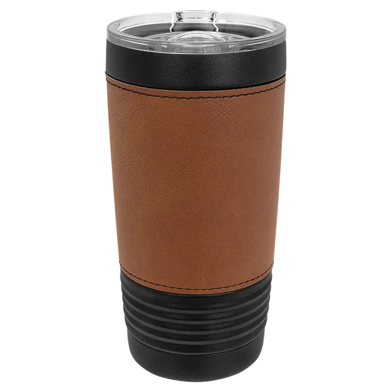 LTM5252, 20 oz Leatherette tumbler, unengraved