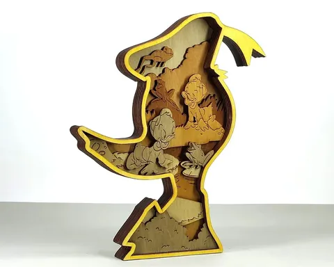 Donald Duck layered-art product photo