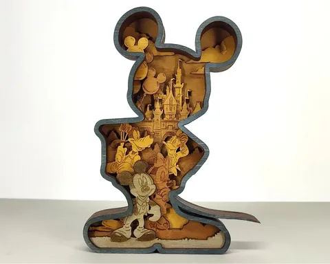 Mickey Mouse layered-art product photo