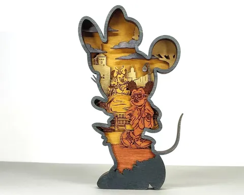 Minnie Mouse layered-art product photo