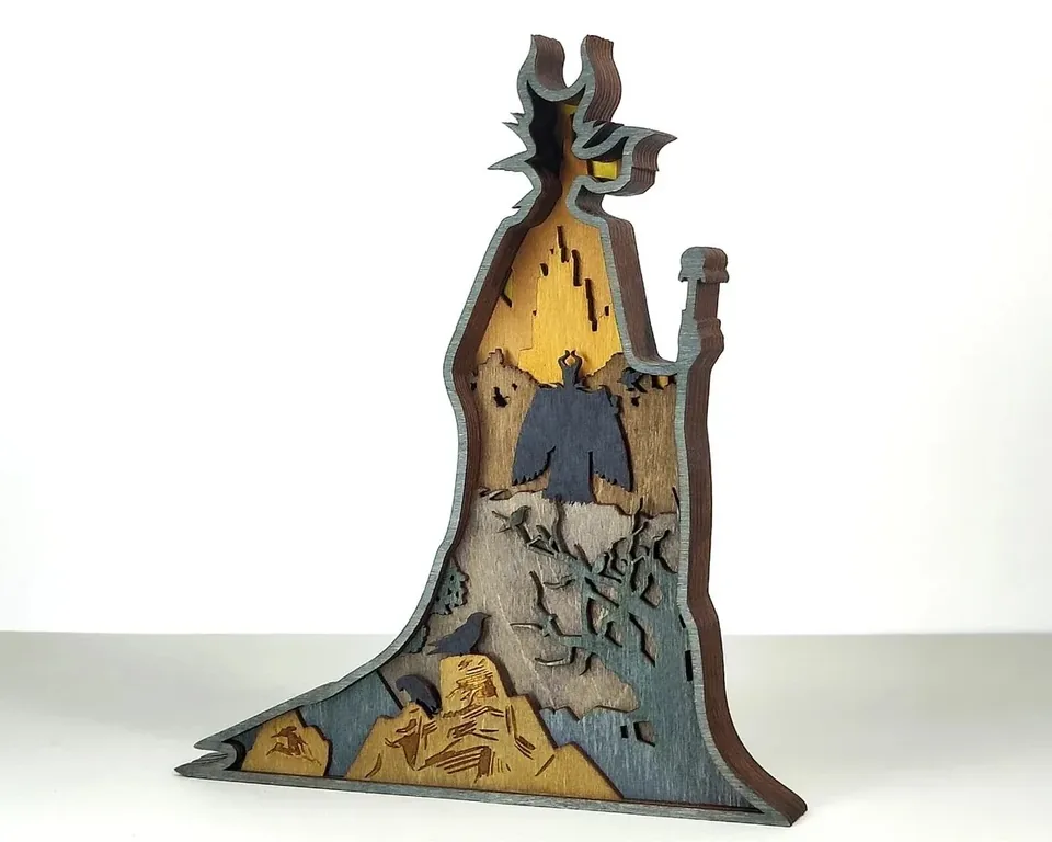 Maleficent multi layered wall art