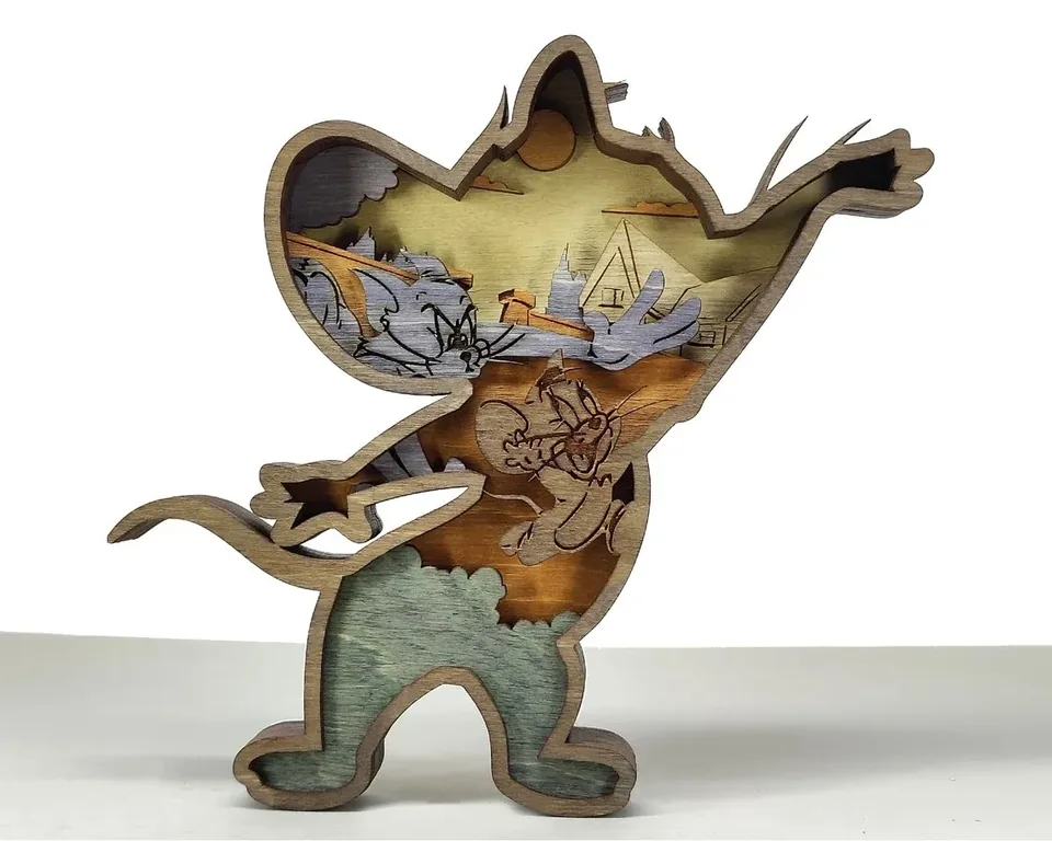 Jerry multi layered wall art