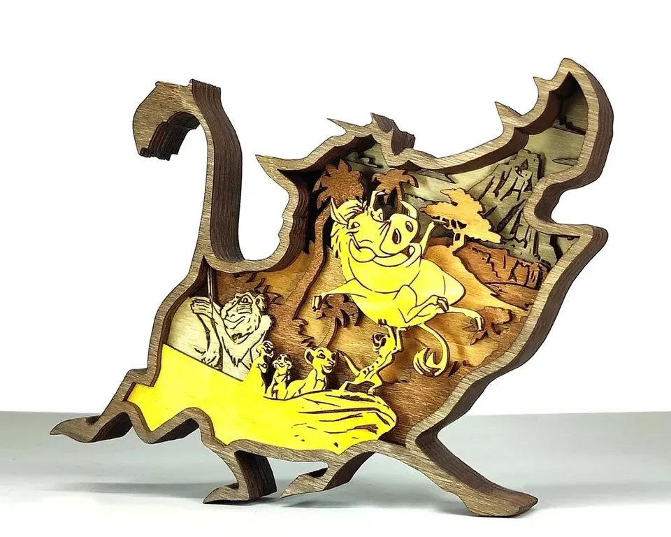 Pumba multi layered wall art