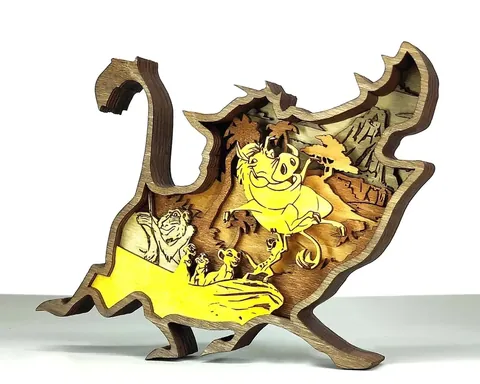 Pumba layered-art product photo