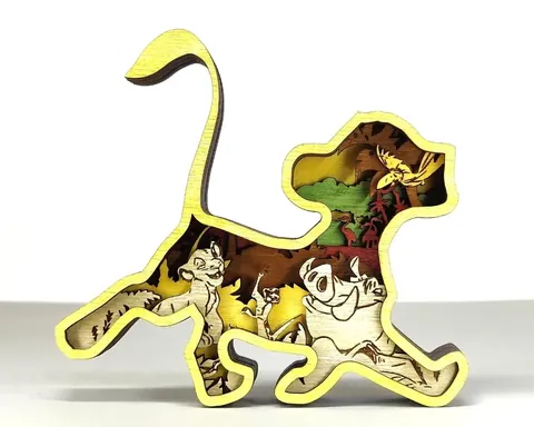 Lion Cub layered-art product photo