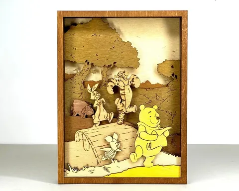 Winnie And Friends layered-art product photo