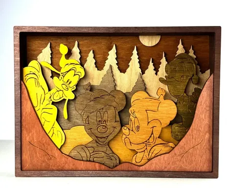 Mickey Friends layered-art product photo