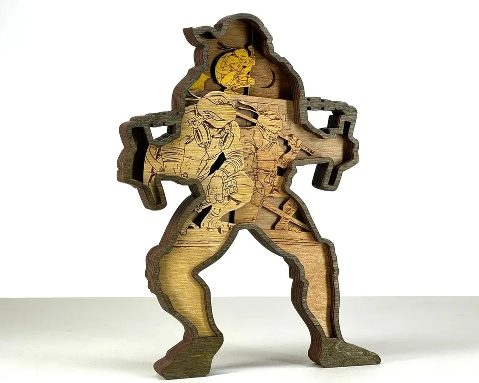 Michelangelo multi layered wall art