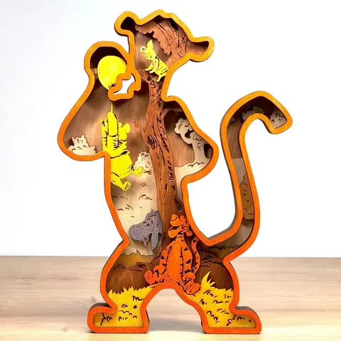Tigger layered-art product photo