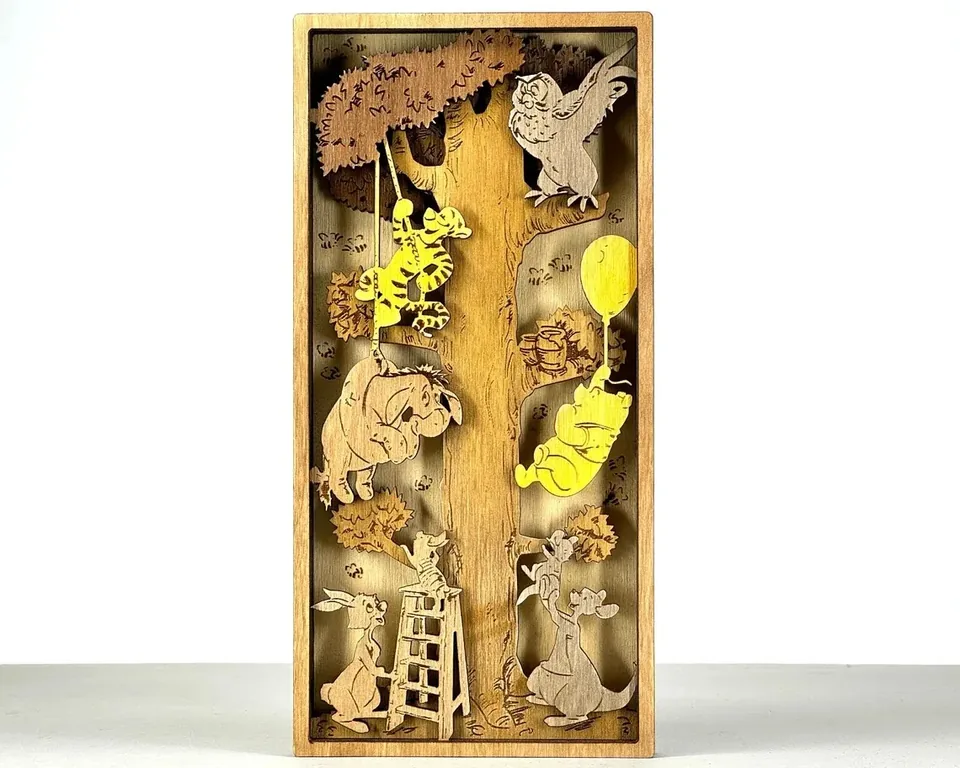 Vinni Friends multi layered wall art