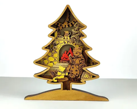 Christmas Tree layered-art product photo