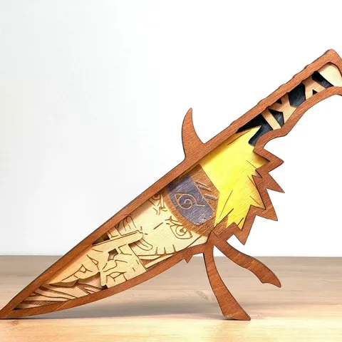 Naruto Uzumaki layered-art product photo
