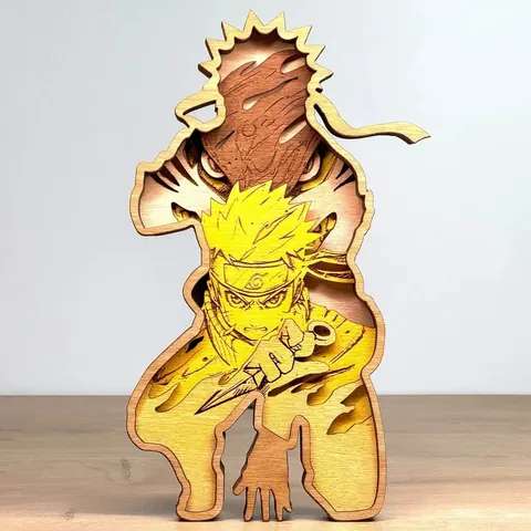 Naruto Uzumaki layered-art product photo