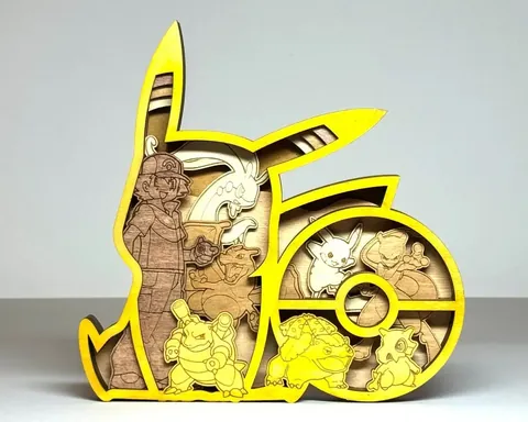 Pokemon layered-art product photo