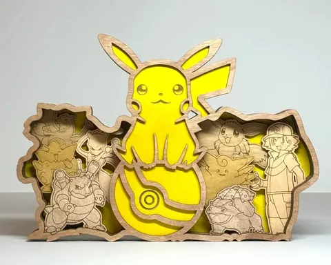 Pokemon layered-art product photo