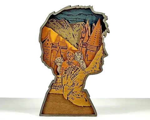 Harry layered-art product photo