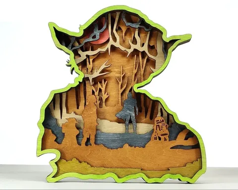 Star Wars layered-art product photo