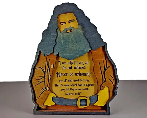 Hagrid layered-art product photo