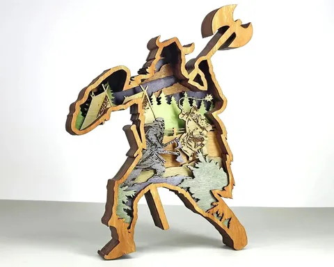Viking layered-art product photo