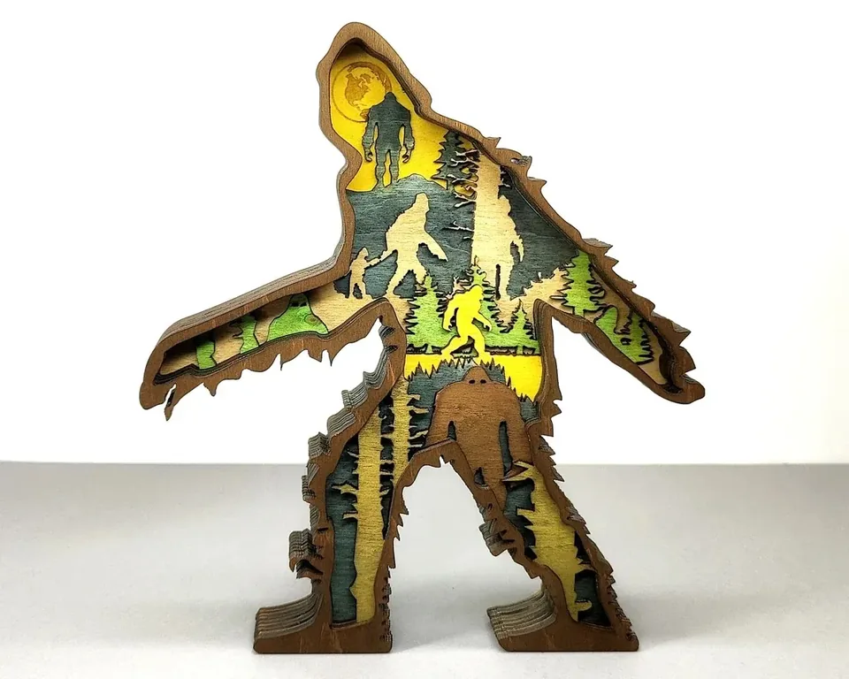 Big Foot multi layered wall art