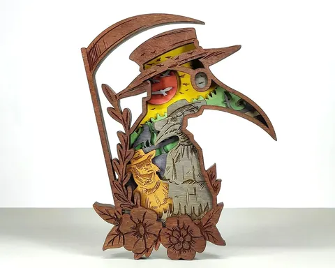Plague Doctor layered-art product photo