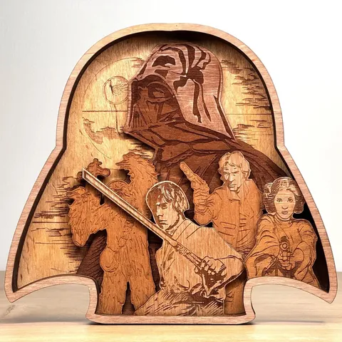 Star Wars layered-art product photo