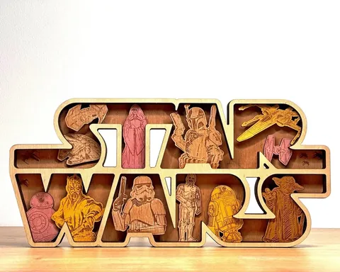 Star Wars layered-art product photo