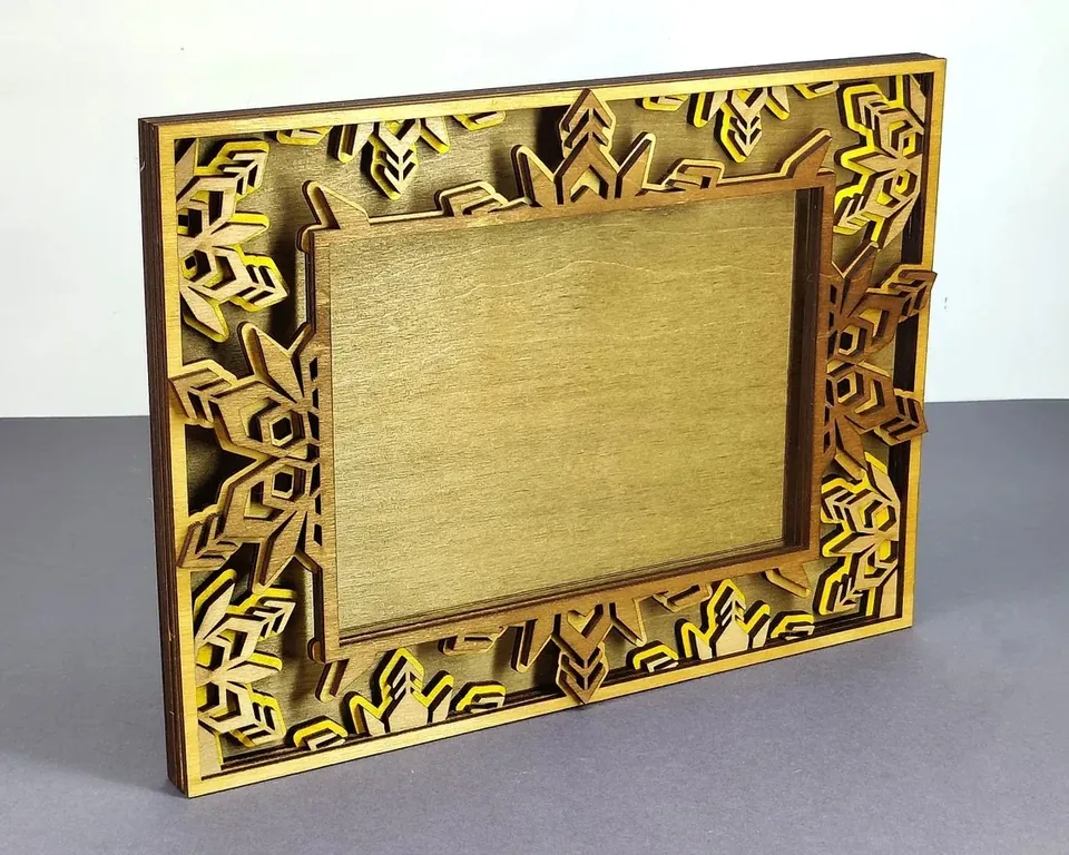 Frame multi layered wall art