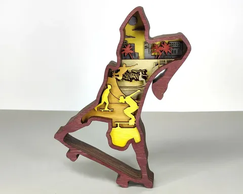 Skate layered-art product photo